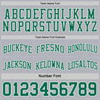 Custom Reversible Black Kelly Green-White Double Side Sublimation Basketball Suit Jersey