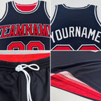 Custom Reversible Black White-Kelly Green Double Side Sublimation Basketball Suit Jersey