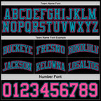 Custom Reversible Black Pink-Teal Double Side Sublimation Basketball Suit Jersey