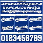 Custom Royal White-Gray Authentic Basketball Shorts