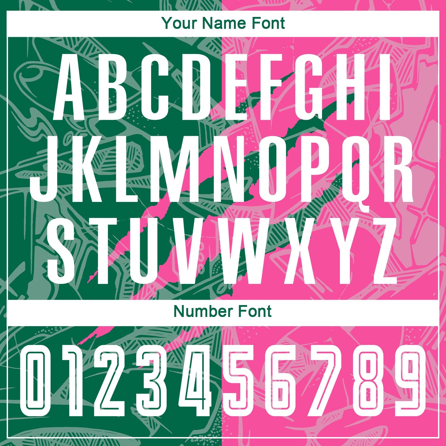 Custom Graffiti Pattern Kelly Green-Pink Scratch Sublimation Soccer Uniform Jersey