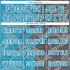 Custom Graffiti Pattern Panther Blue-Steel Gray Scratch Sublimation Soccer Uniform Jersey