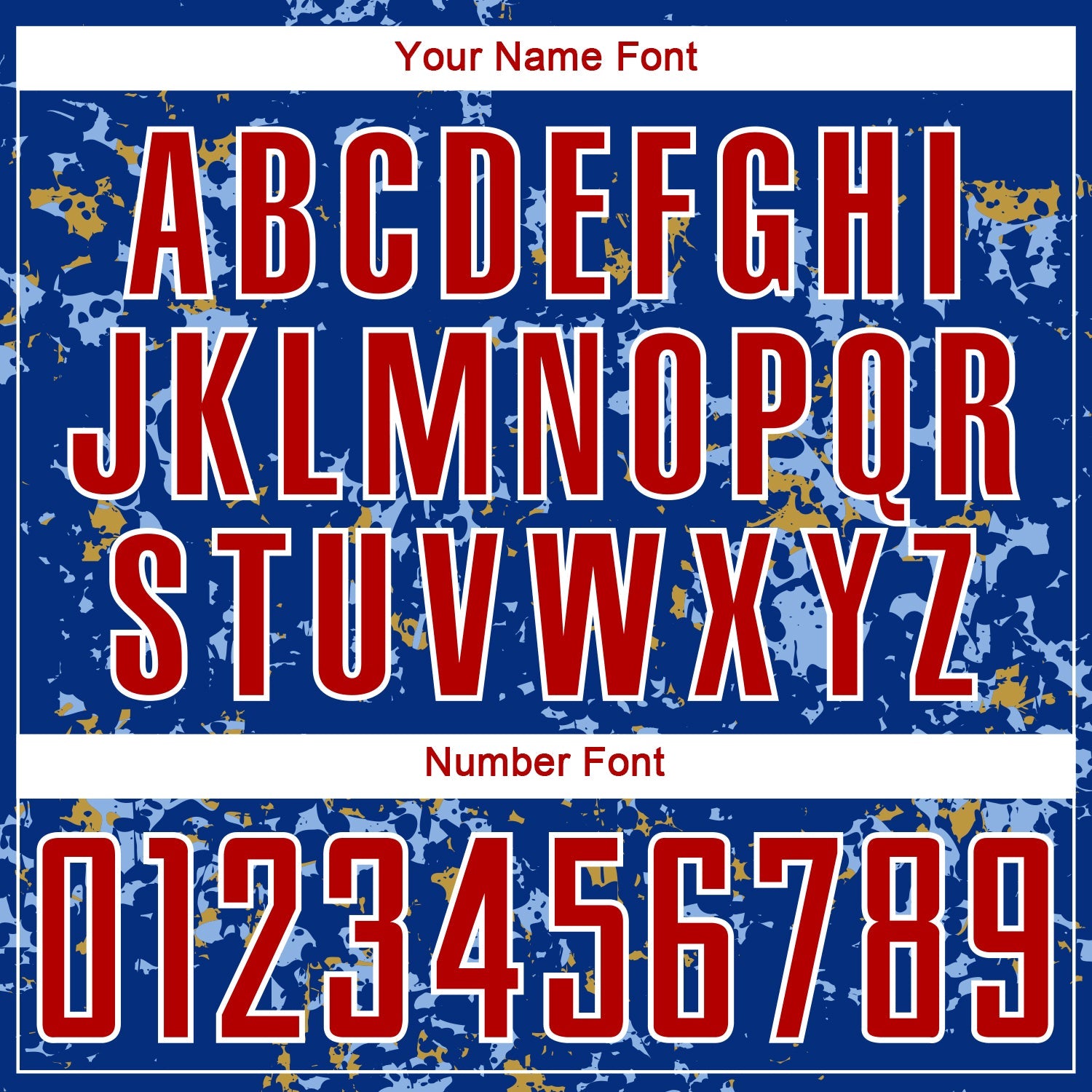 Custom Royal Red Old Gold-Light Blue Abstract Fragment Art Sublimation Soccer Uniform Jersey