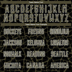 Custom Black Olive-White Abstract Network Splash Sublimation Soccer Uniform Jersey