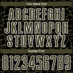 Custom Black Olive-White Abstract Network Splash Sublimation Soccer Uniform Jersey