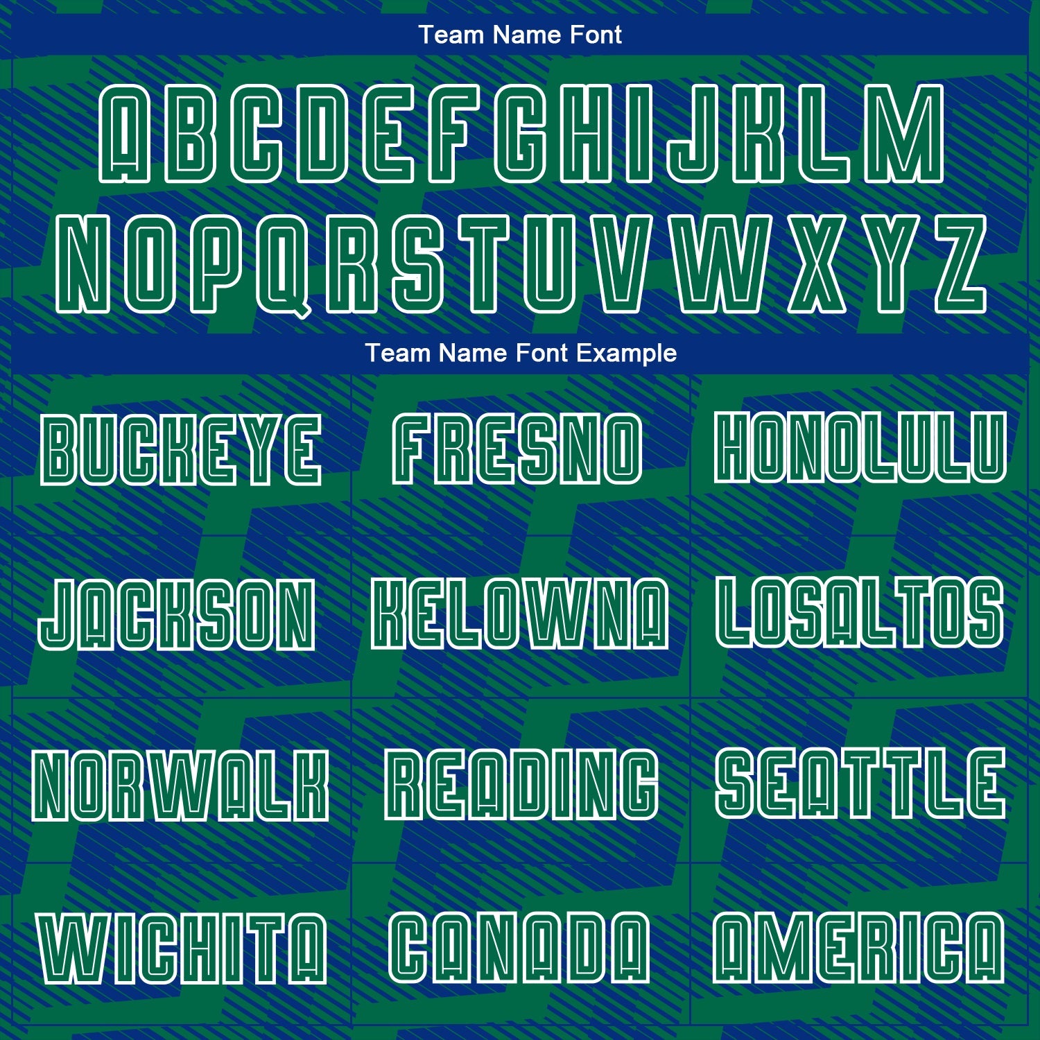 Custom Royal Kelly Green-White Line Sublimation Soccer Uniform Jersey