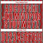 Custom Red Aqua-White Geometric Shape Sublimation Soccer Uniform Jersey