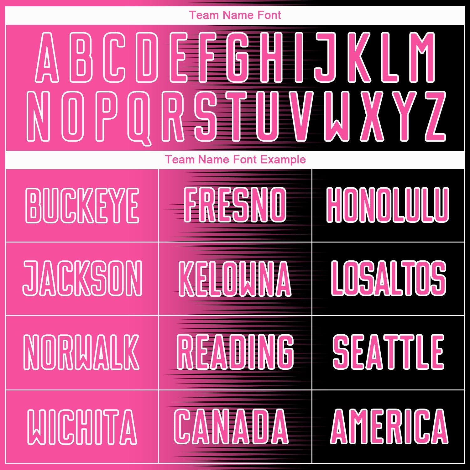 Custom Black Pink-White Gradient Line Sublimation Soccer Uniform Jersey