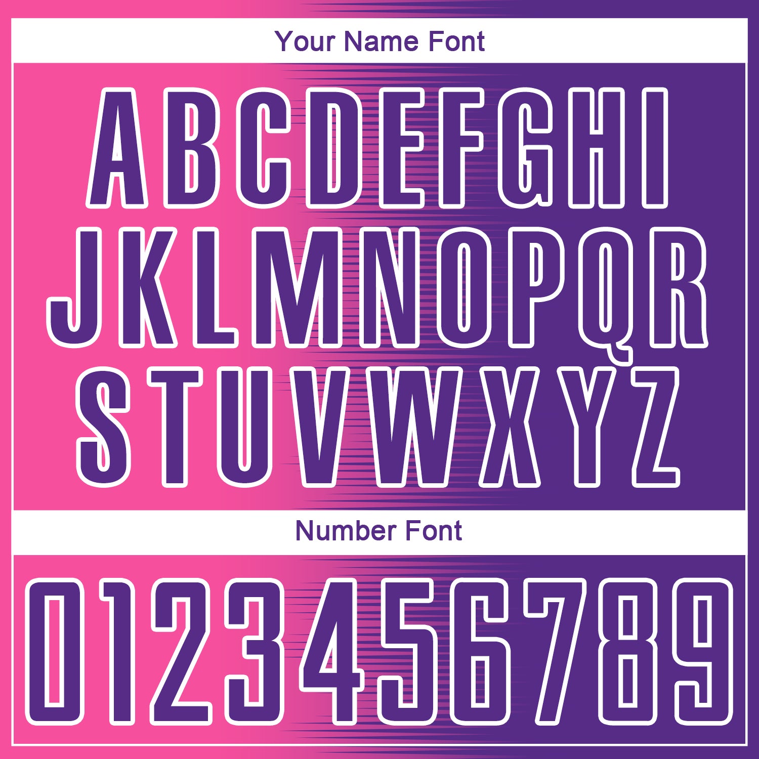 Custom Purple Pink-White Gradient Line Sublimation Soccer Uniform Jersey