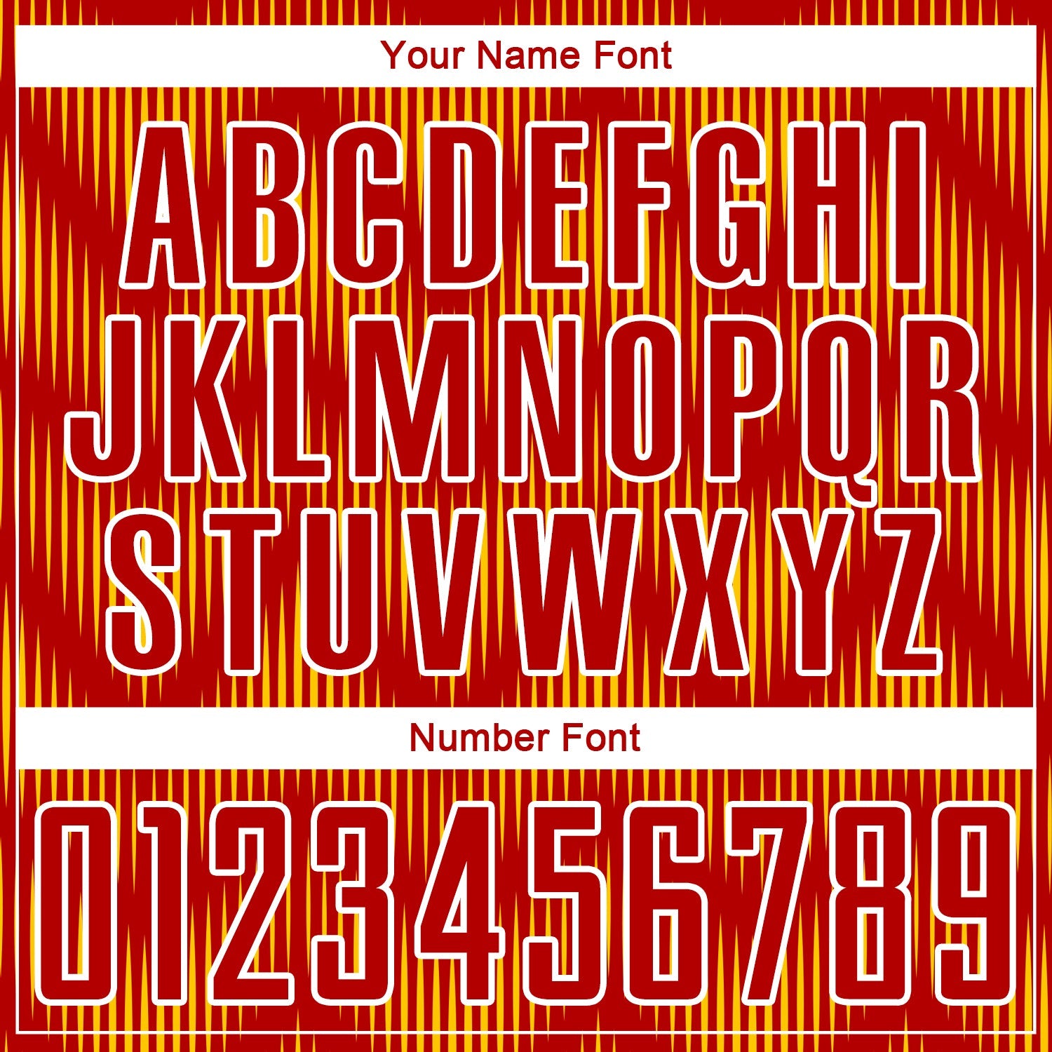 Custom Red Yellow-White Line Sublimation Soccer Uniform Jersey