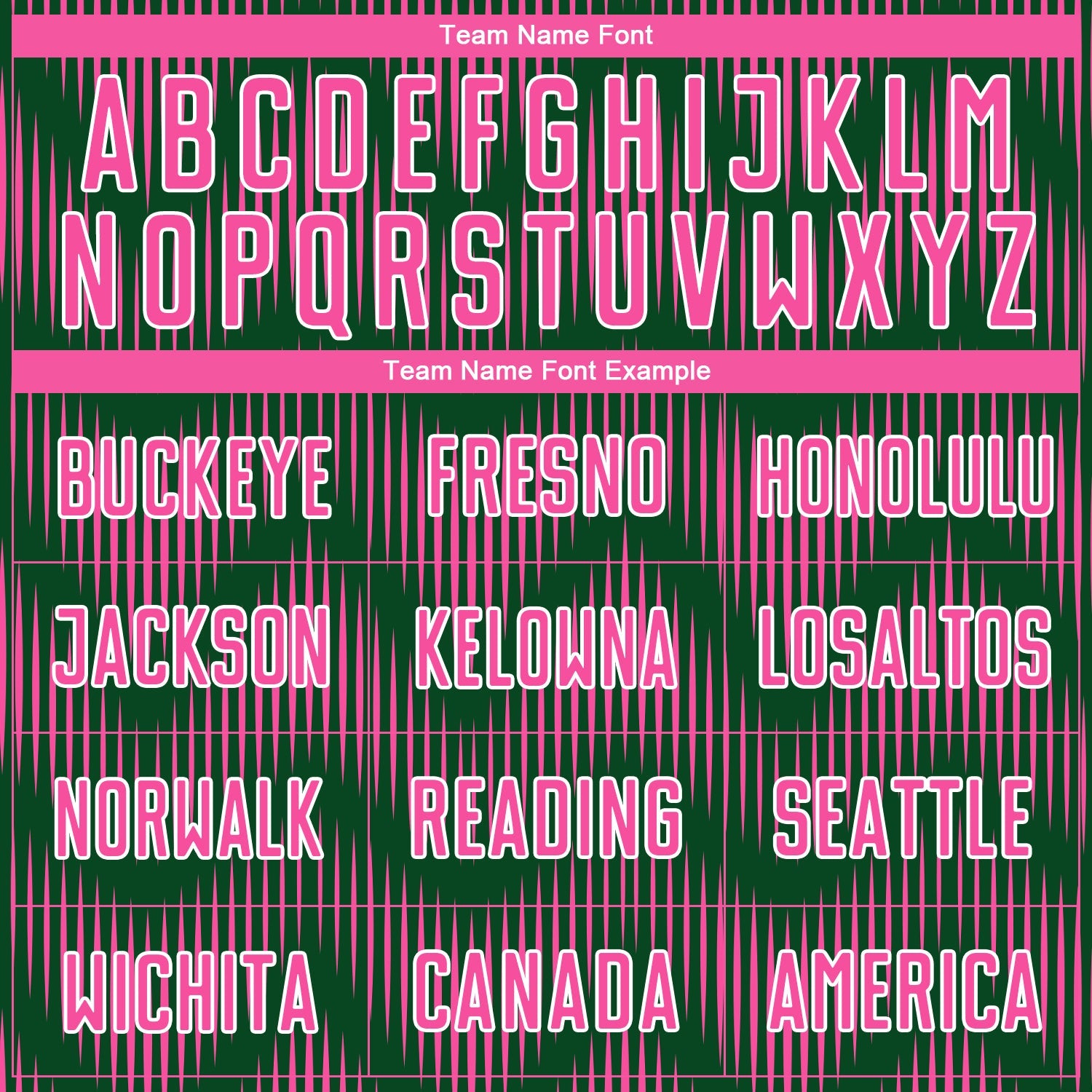 Custom Green Pink-White Line Sublimation Soccer Uniform Jersey