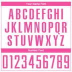 Custom White Pink Sublimation Soccer Uniform Jersey