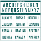 Custom White Midnight Green Sublimation Soccer Uniform Jersey