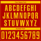 Custom Red Yellow Sublimation Soccer Uniform Jersey