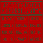 Custom Red Olive Sublimation Soccer Uniform Jersey