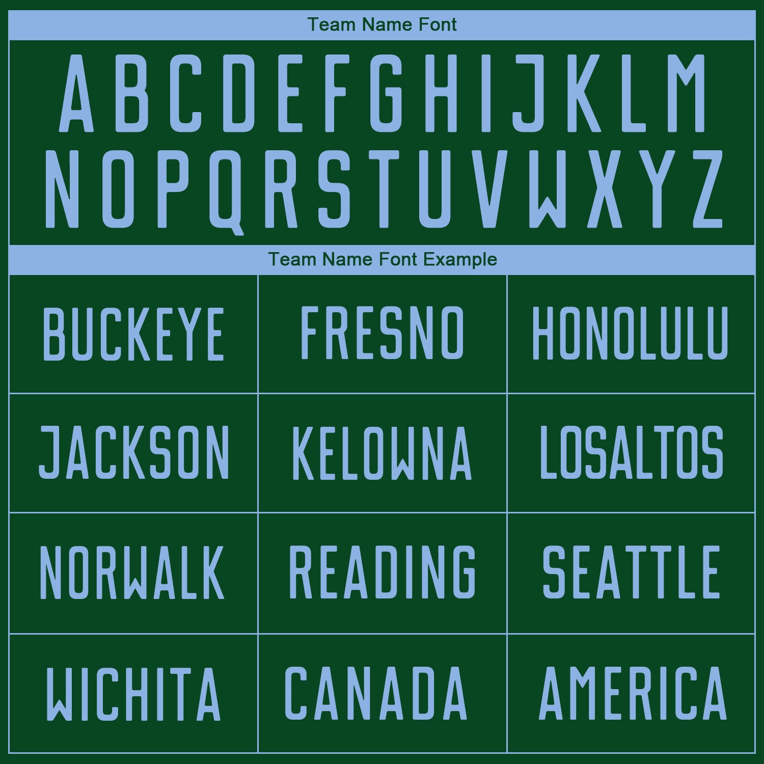 Custom Green Light Blue Sublimation Soccer Uniform Jersey