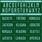 Custom Green Ice Blue Sublimation Soccer Uniform Jersey