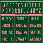 Custom Green Medium Pink Sublimation Soccer Uniform Jersey