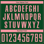 Custom Green Medium Pink Sublimation Soccer Uniform Jersey