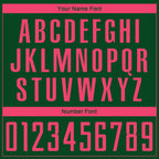 Custom Green Neon Pink Sublimation Soccer Uniform Jersey