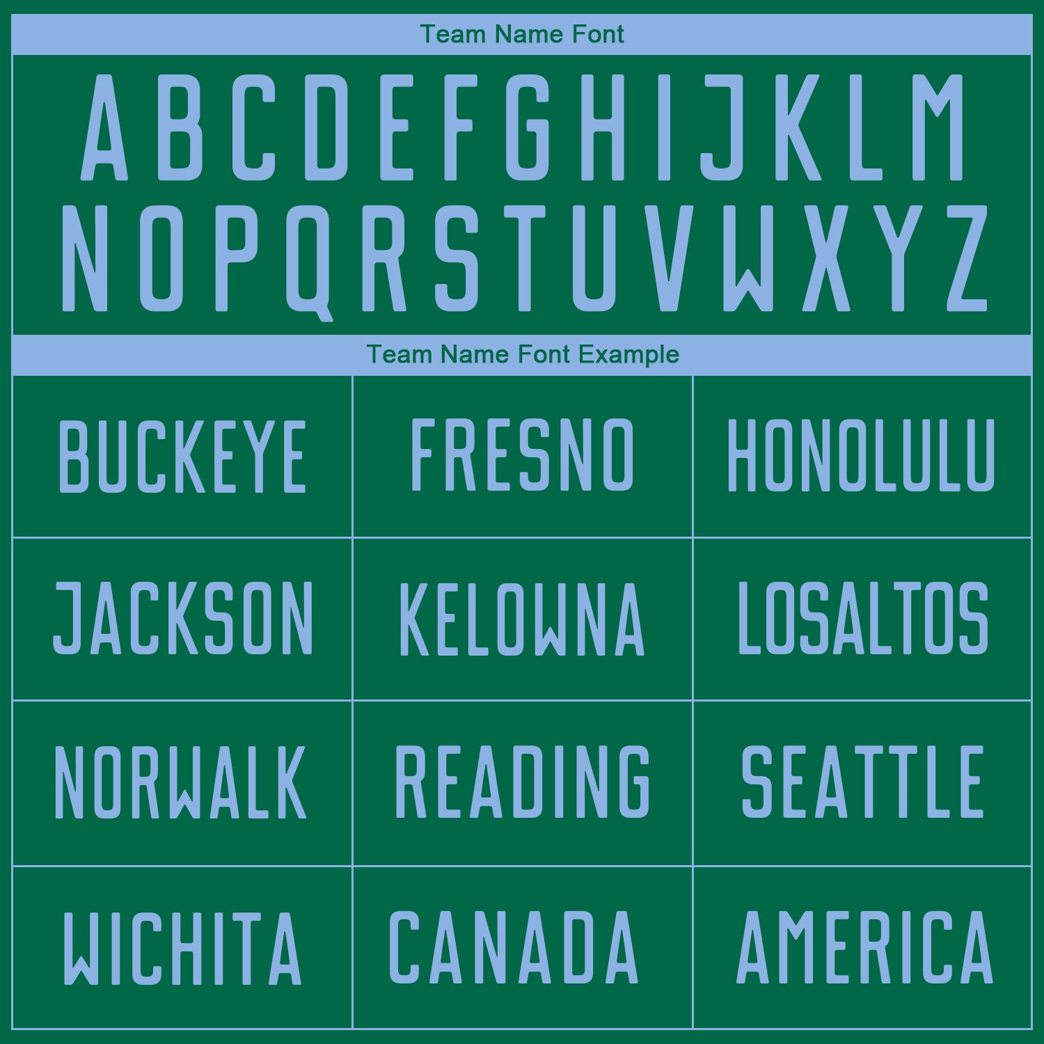 Custom Kelly Green Light Blue Sublimation Soccer Uniform Jersey