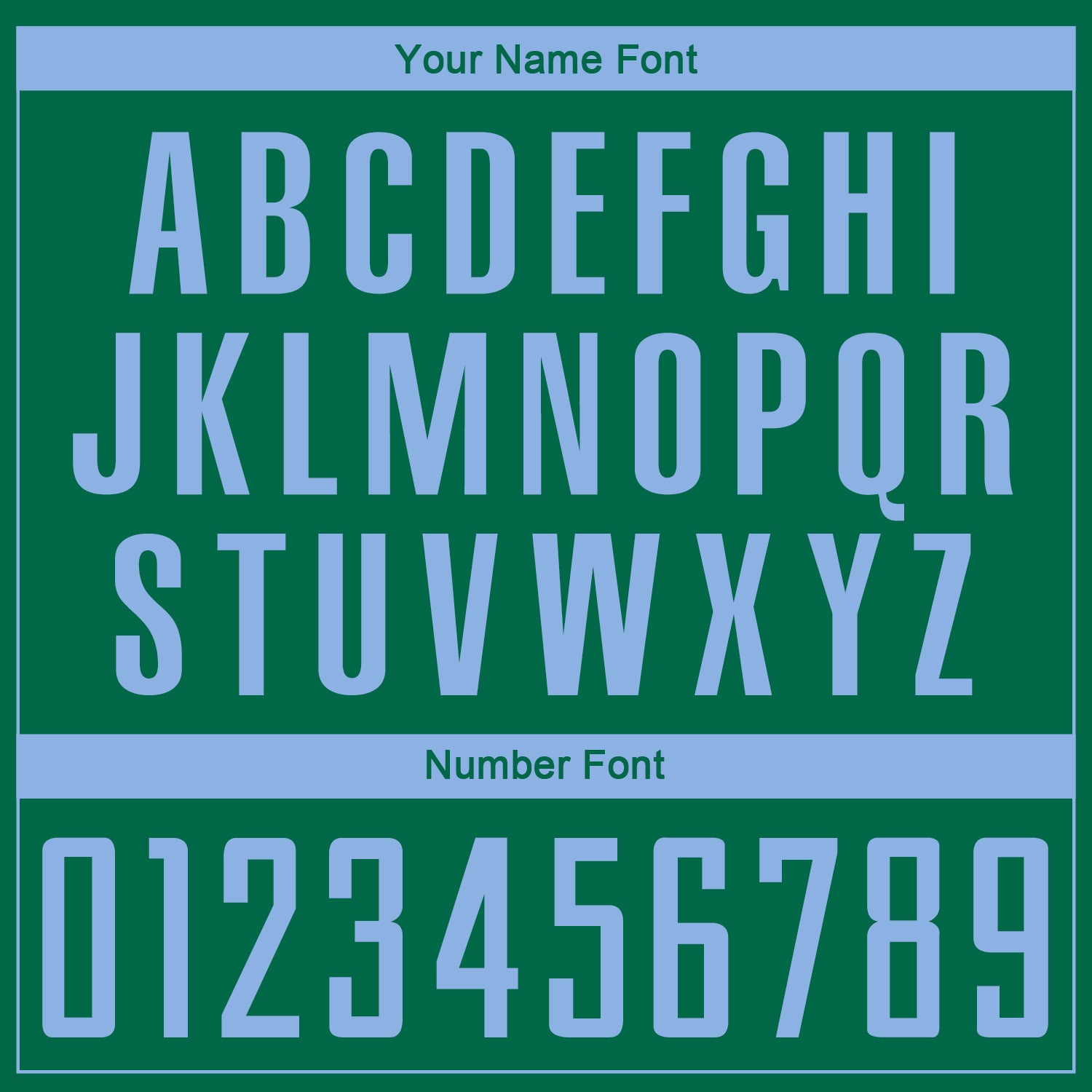 Custom Kelly Green Light Blue Sublimation Soccer Uniform Jersey