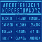 Custom Royal Sky Blue Sublimation Soccer Uniform Jersey