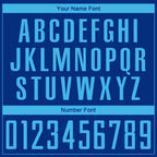 Custom Royal Sky Blue Sublimation Soccer Uniform Jersey