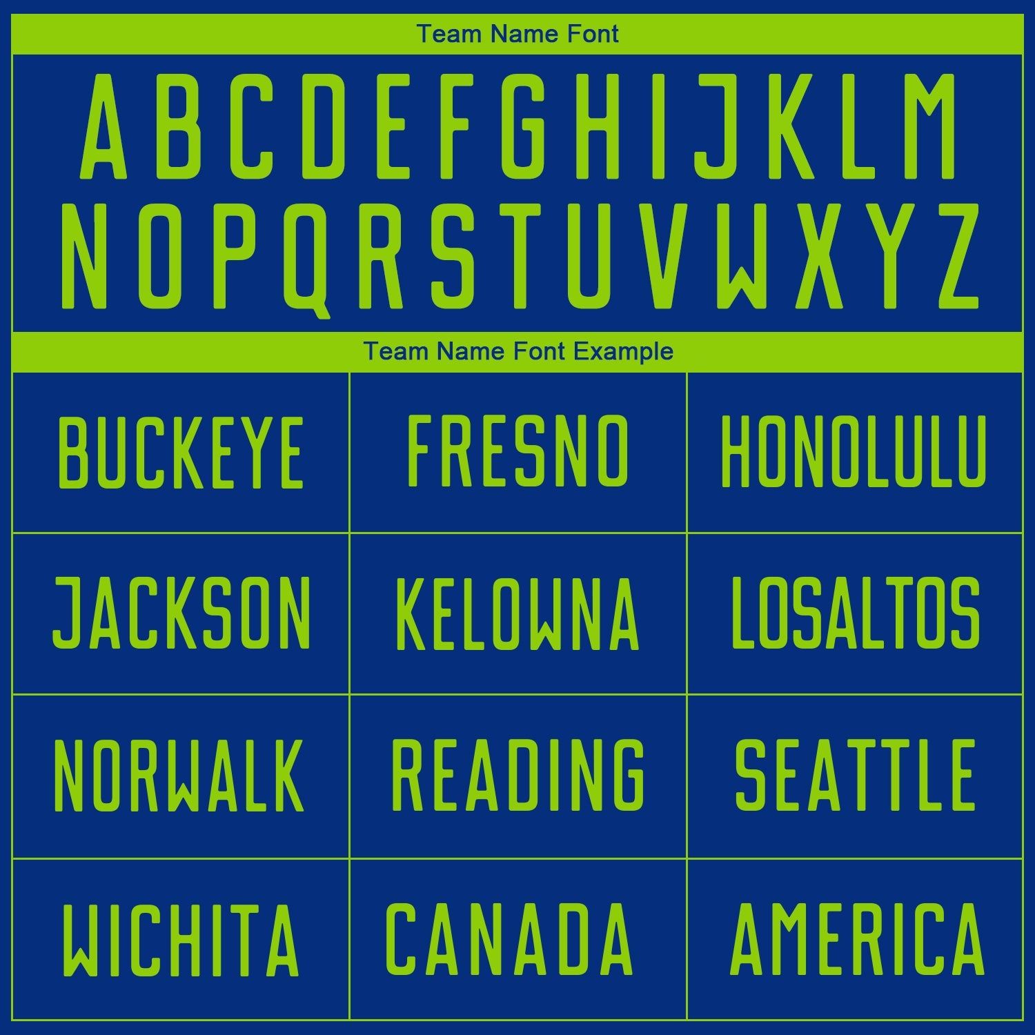 Custom Royal Neon Green Sublimation Soccer Uniform Jersey