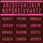 Custom Brown Pink Sublimation Soccer Uniform Jersey