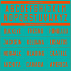 Custom Aqua Orange Sublimation Soccer Uniform Jersey