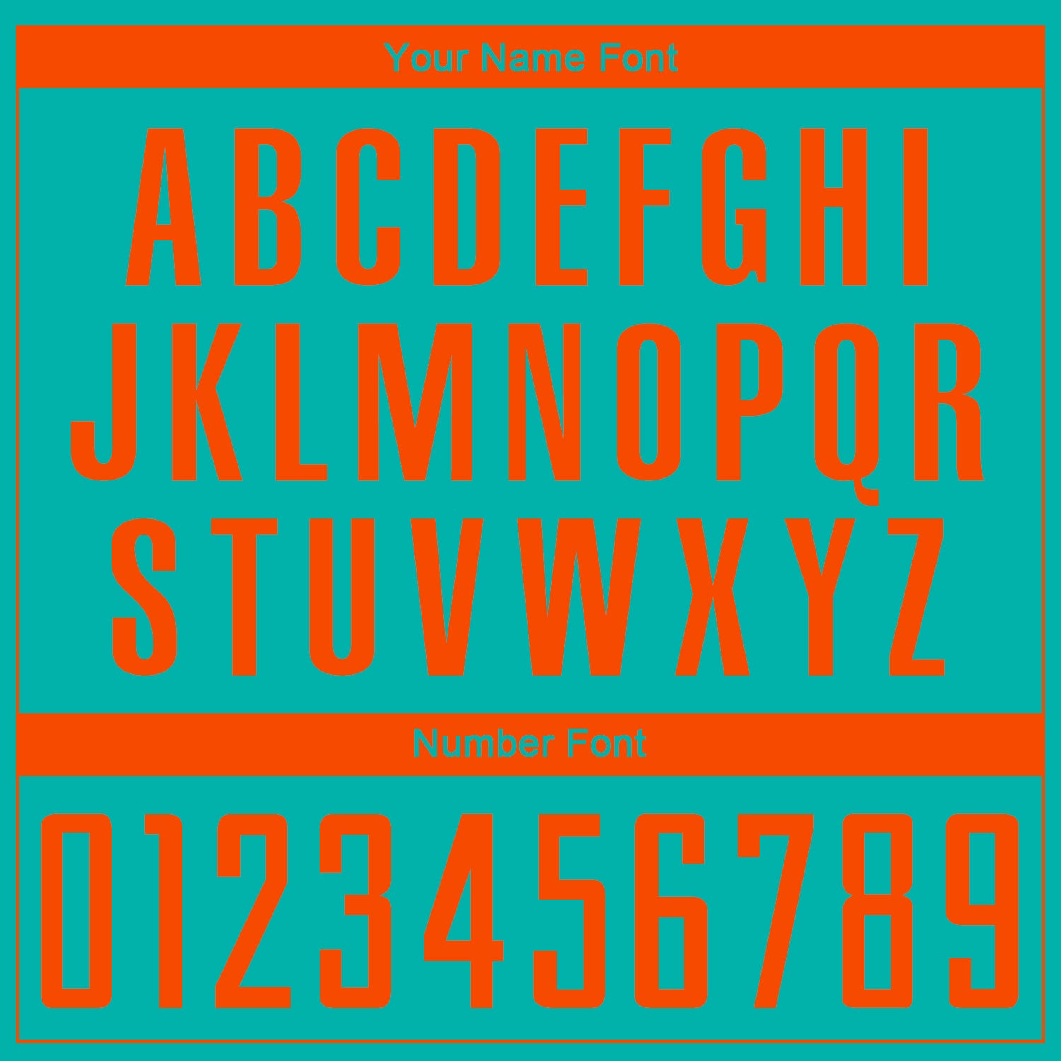 Custom Aqua Orange Sublimation Soccer Uniform Jersey