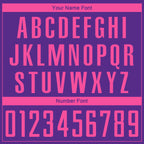 Custom Purple Pink Sublimation Soccer Uniform Jersey