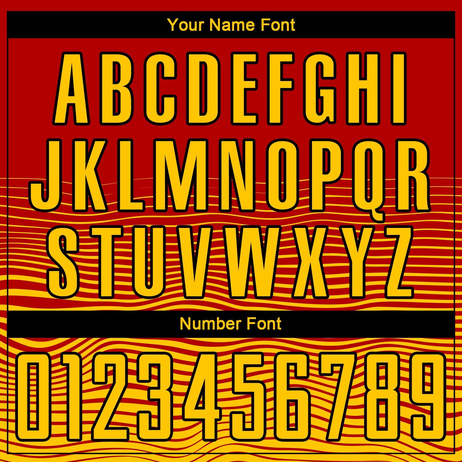 Custom Red Yellow-Black Gradient Line Sublimation Soccer Uniform Jersey