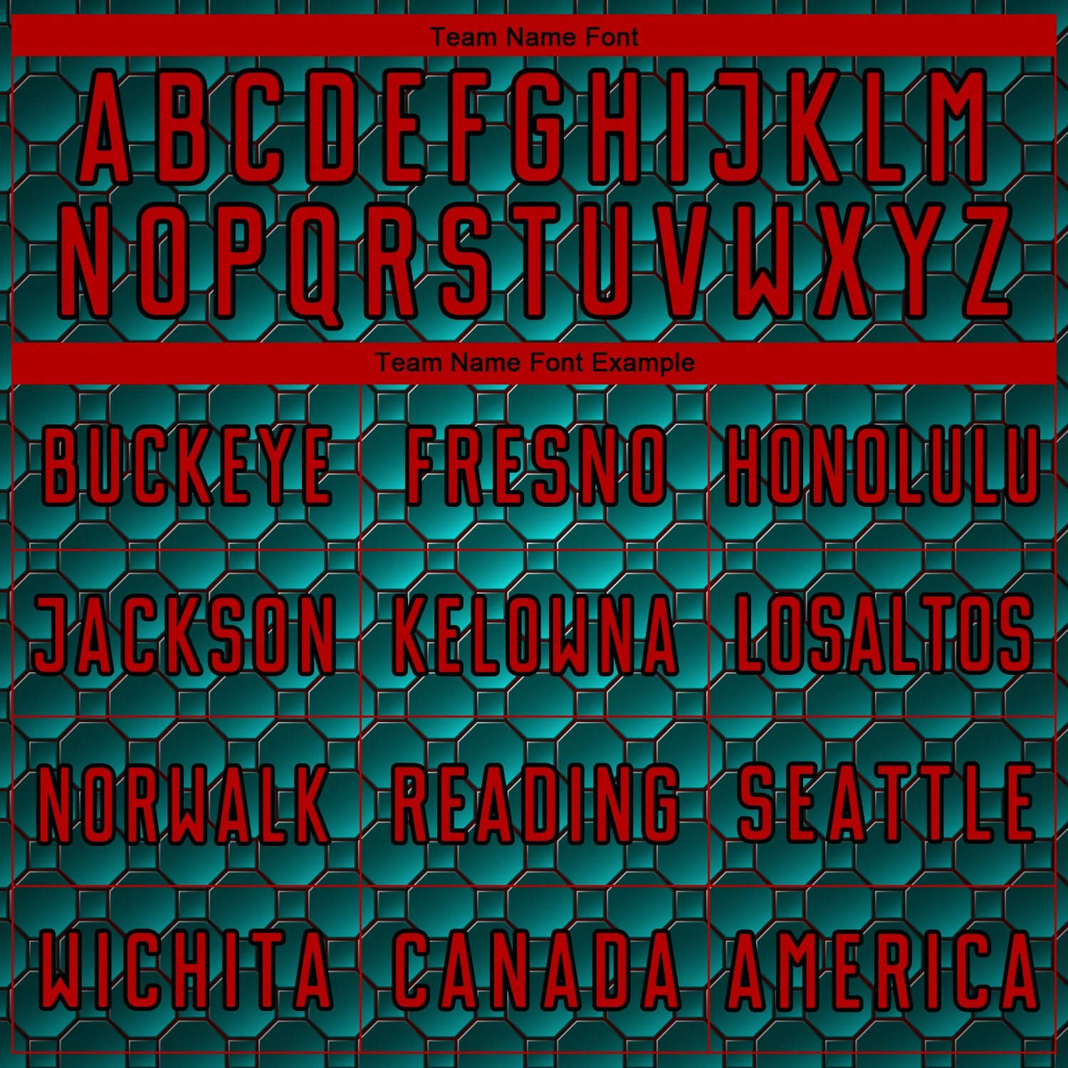 Custom Midnight Green Red-Black Geometric Shape Sublimation Soccer Uniform Jersey