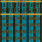 Custom Teal Black-Old Gold Stripe Line Sublimation Soccer Uniform Jersey