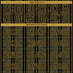 Custom Olive Black-Old Gold Stripe Line Sublimation Salute To Service Soccer Uniform Jersey