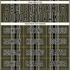 Custom Olive Black-White Stripe Sublimation Salute To Service Soccer Uniform Jersey