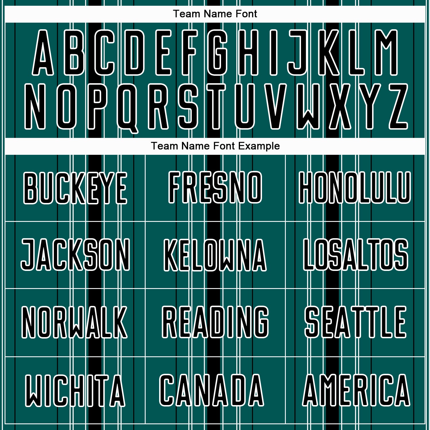 Custom Midnight Green Black-White Stripe Sublimation Soccer Uniform Jersey