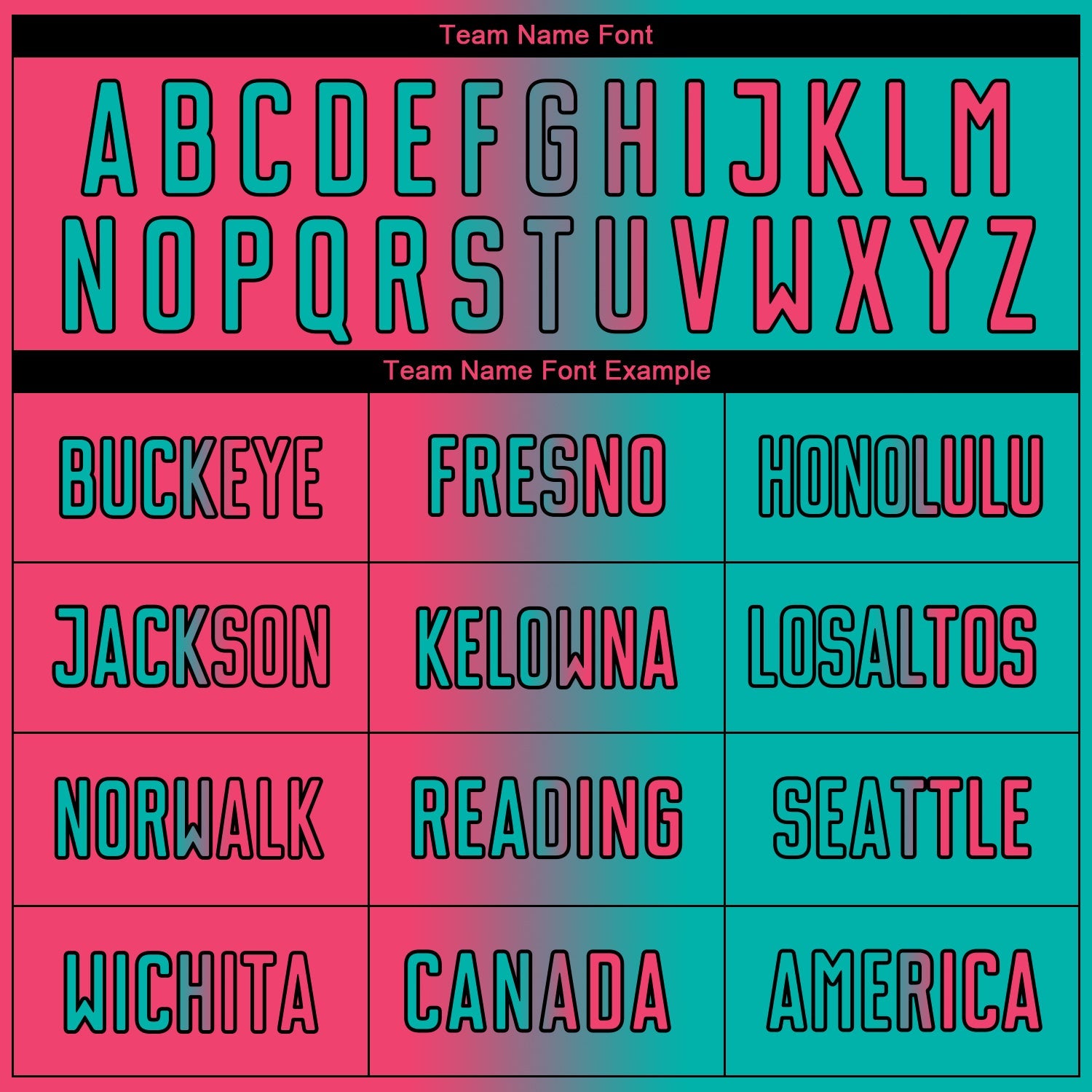 Custom Aqua Neon Pink-Black Sublimation Gradient Fashion Soccer Uniform Jersey