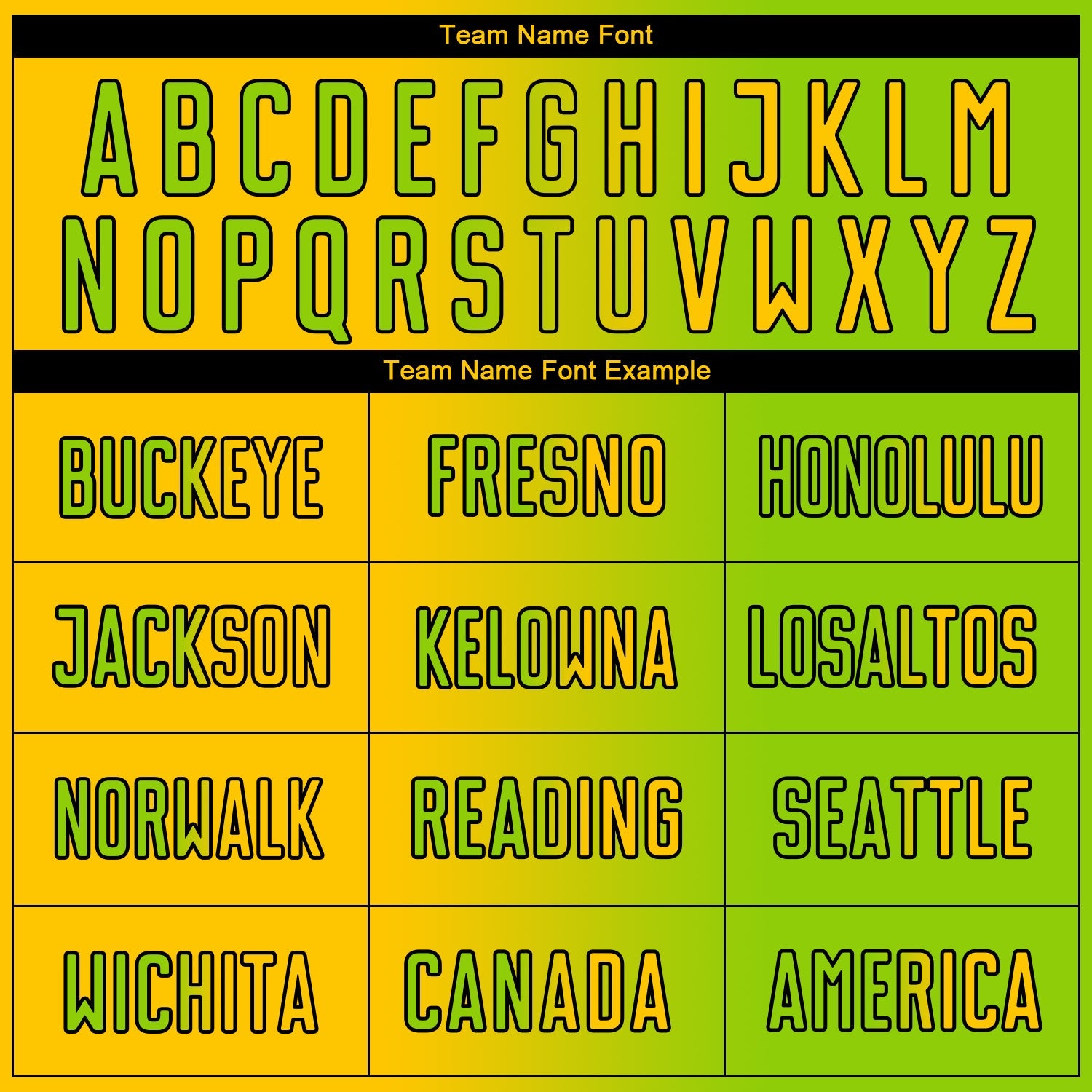 Custom Neon Green Yellow-Black Sublimation Gradient Fashion Soccer Uniform Jersey