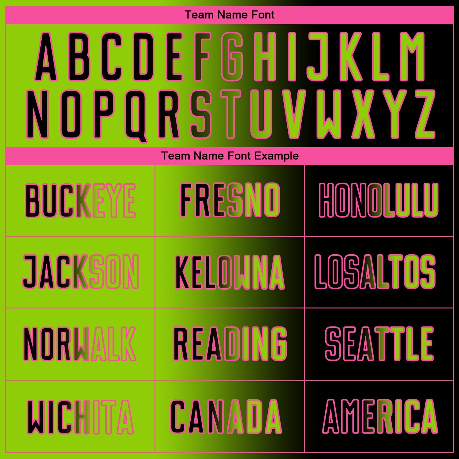 Custom Black Neon Green-Pink Sublimation Gradient Fashion Soccer Uniform Jersey