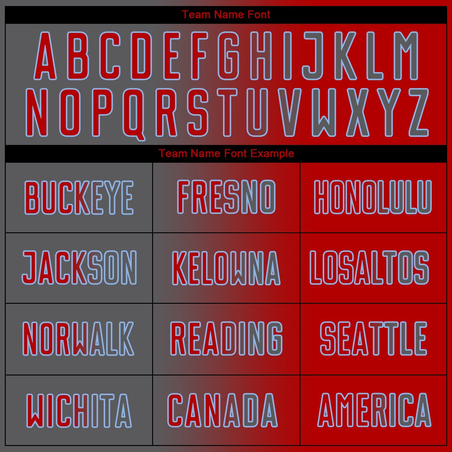 Custom Red Steel Gray-Light Blue Sublimation Gradient Fashion Soccer Uniform Jersey