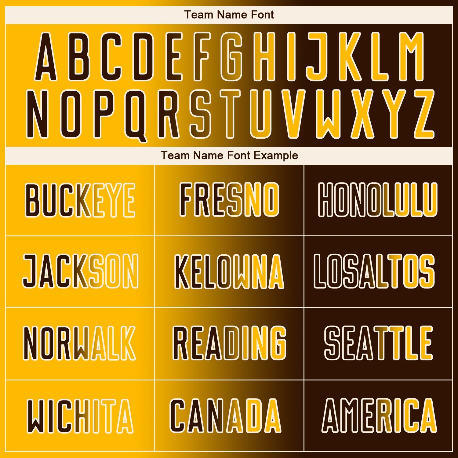 Custom Brown Gold-Cream Sublimation Gradient Fashion Soccer Uniform Jersey