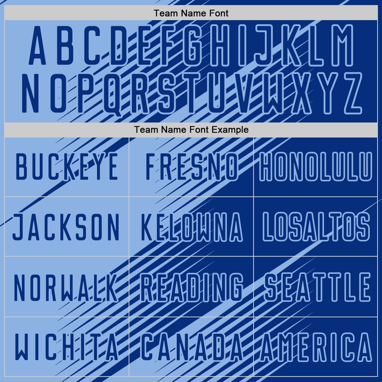 Custom Royal Light Blue Line Sublimation Soccer Uniform Jersey