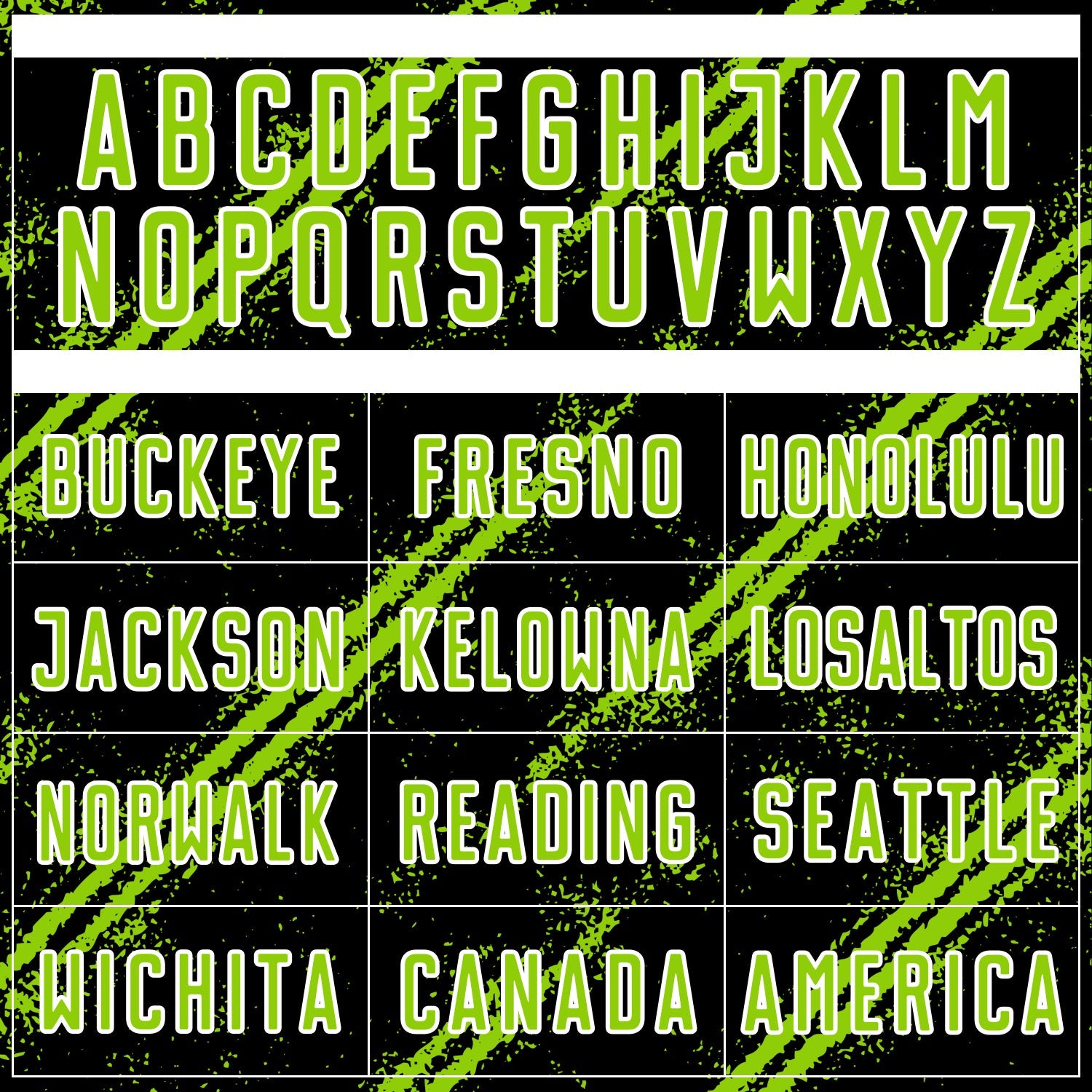 Custom Black Neon Green-White Abstract Fragment Art Splash Sublimation Soccer Uniform Jersey