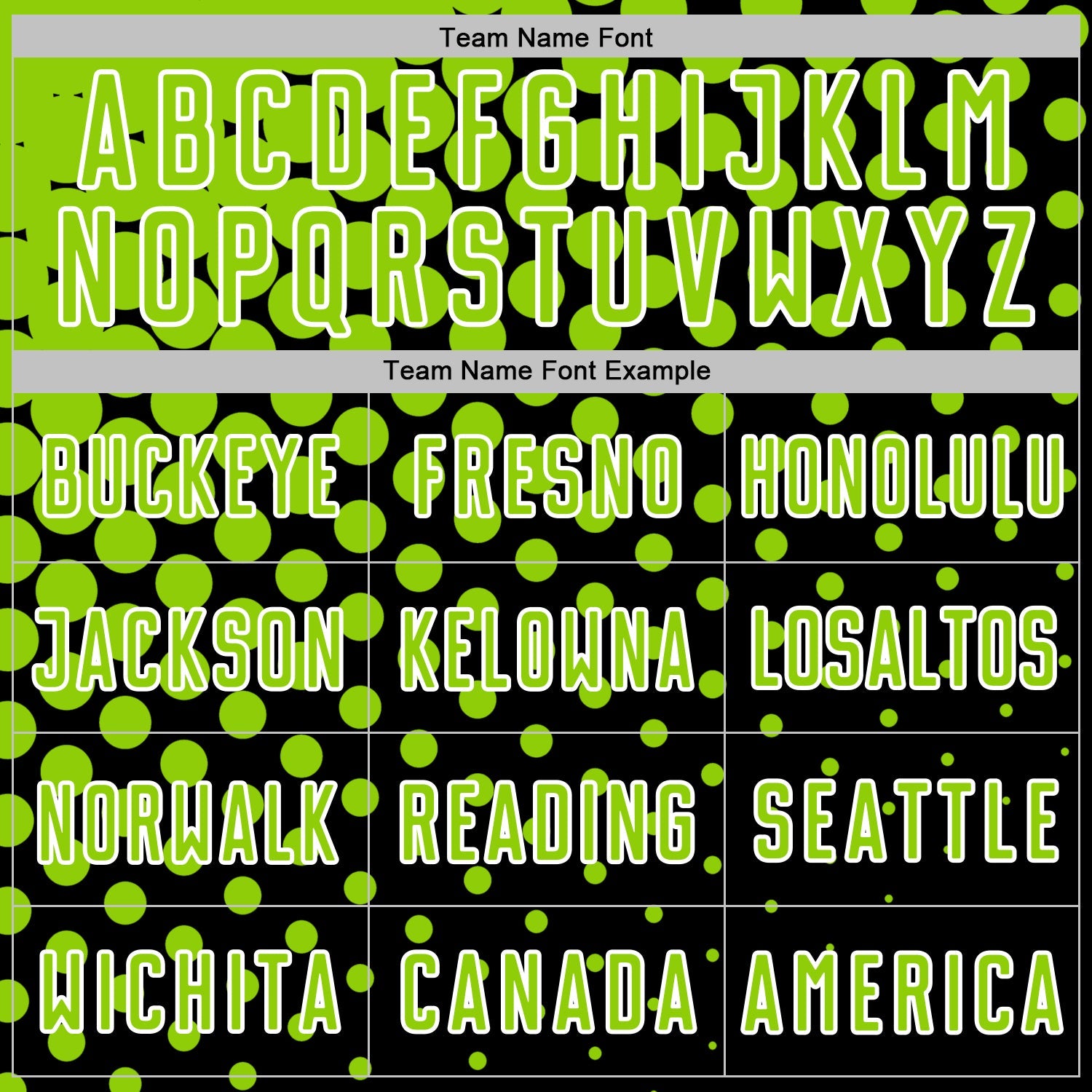 Custom Black Neon Green-White Modern Polka Dot Sublimation Soccer Uniform Jersey