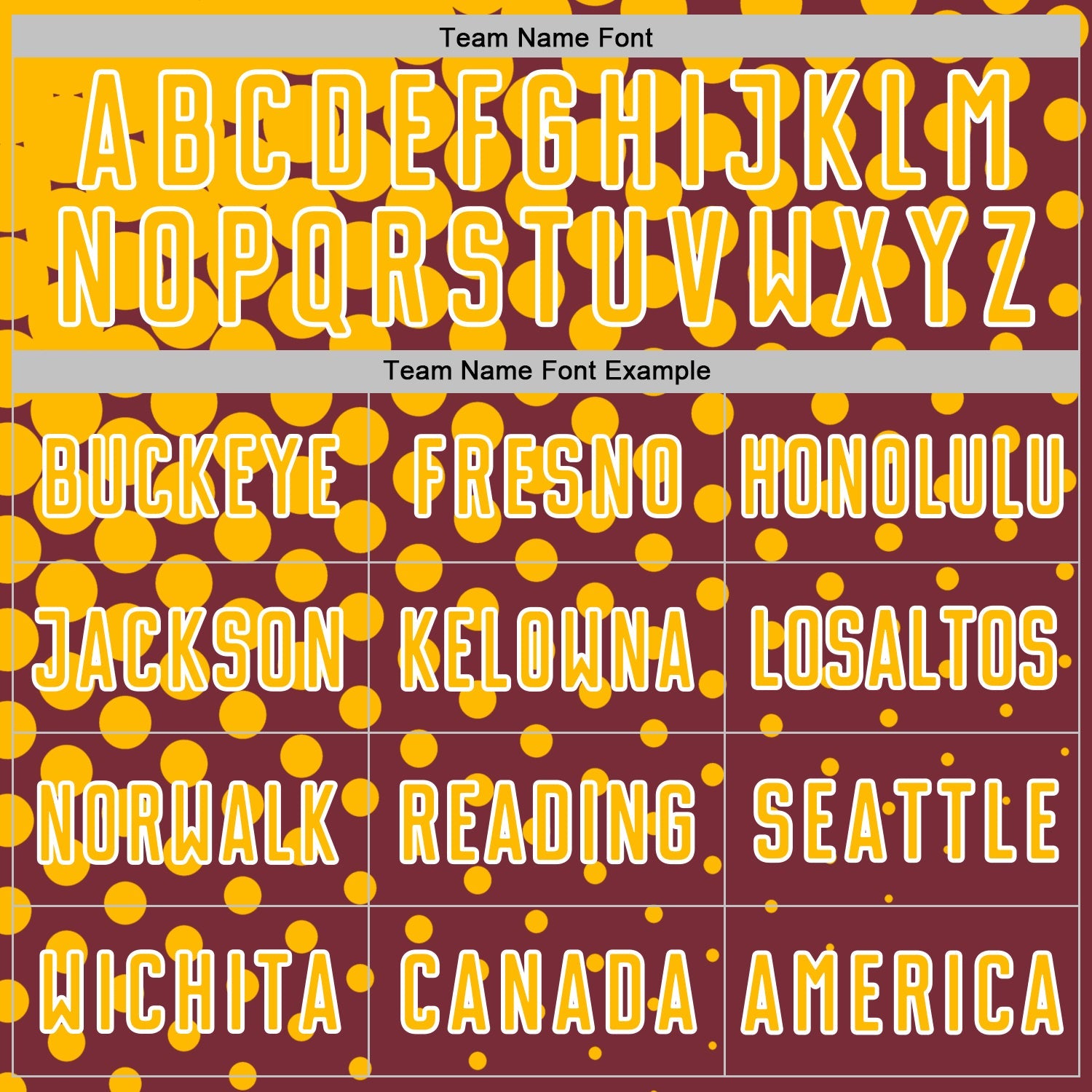 Custom Burgundy Gold-White Modern Polka Dot Sublimation Soccer Uniform Jersey