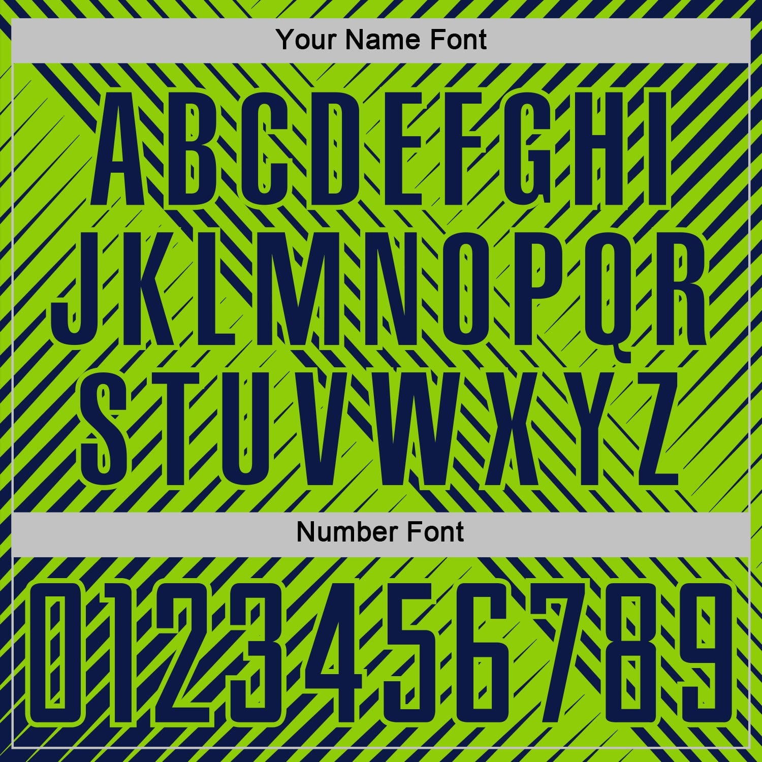 Custom Navy Neon Green Line Sublimation Soccer Uniform Jersey