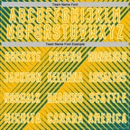 Custom Teal Gold-White Line Sublimation Soccer Uniform Jersey